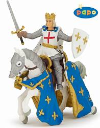 Фигурка Игровая фигурка – рыцарь Сэнт Луис и его конь (Papo, 39841_papo) - миниатюра
